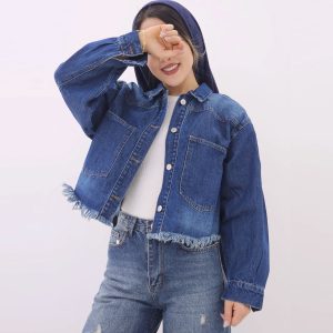 Cropped-denim-jacket